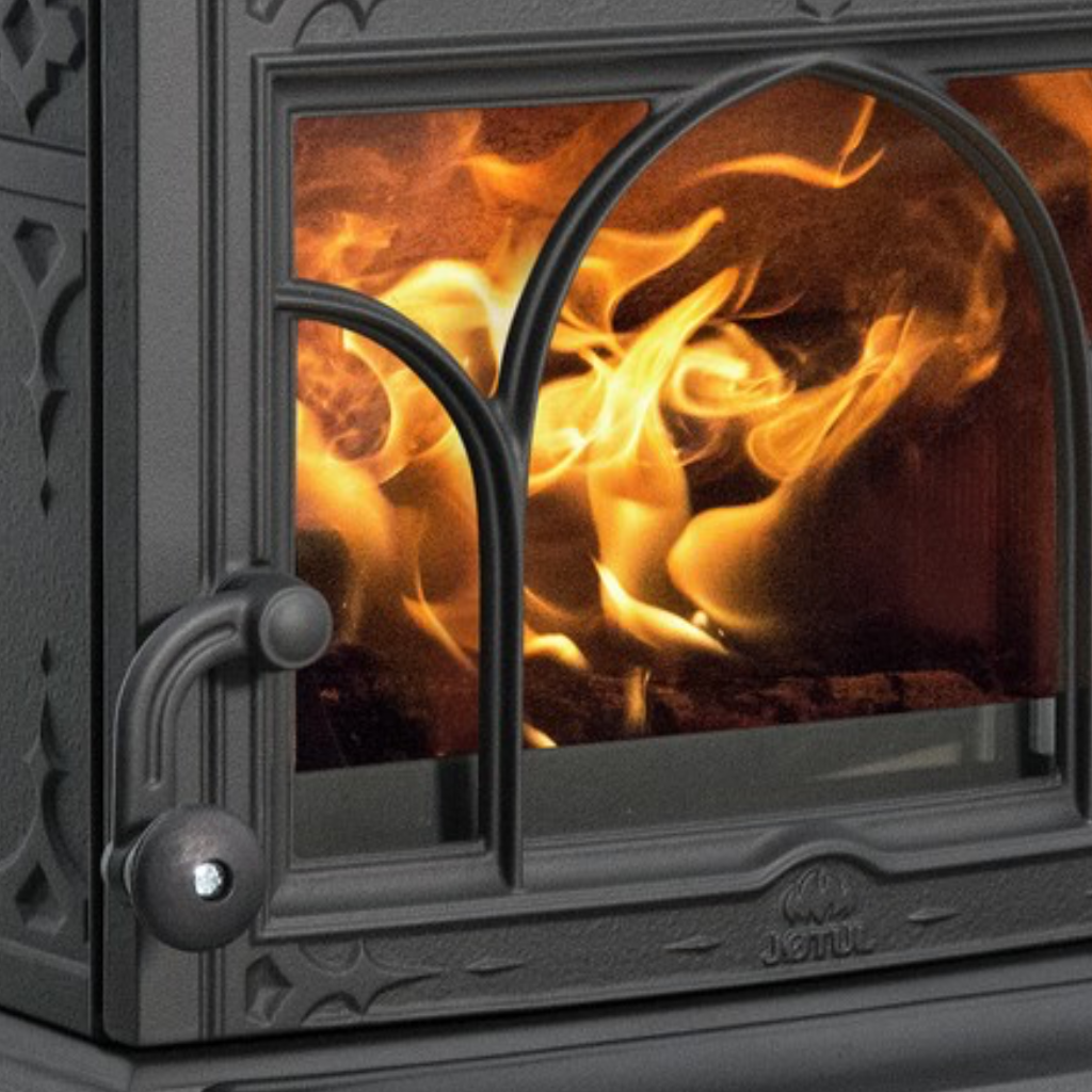 Jotul GF100 Stove Glass - 380mm X 270mm - Stove Glass Replacement
