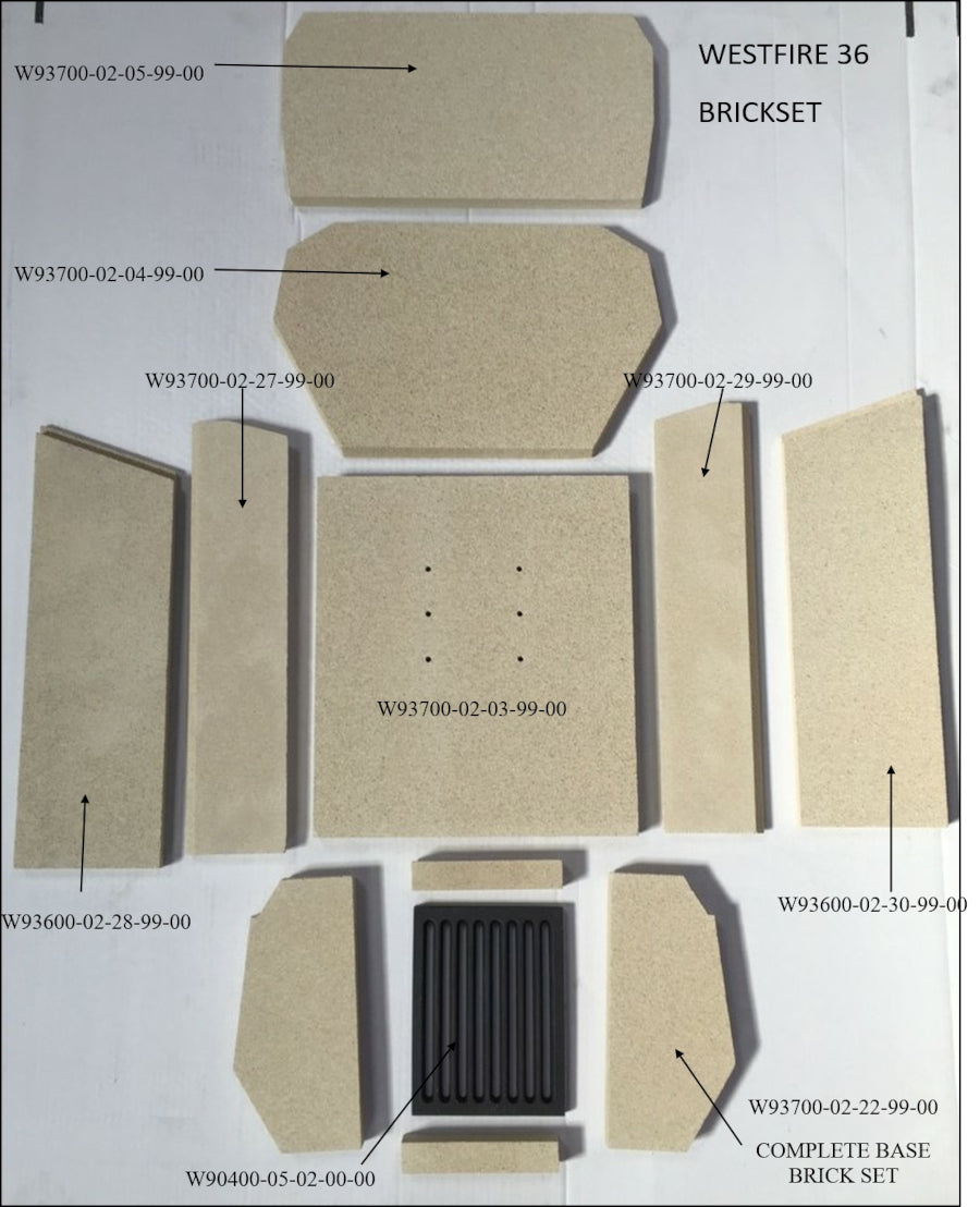 Westfire Uniq 36 Individual Bricks