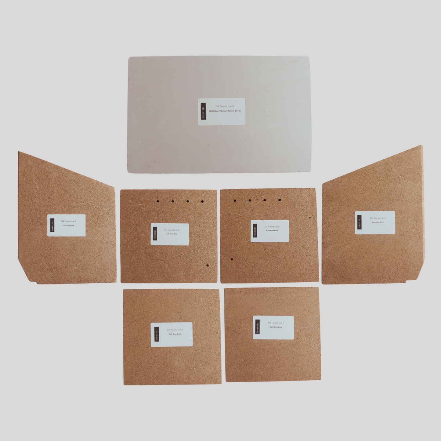 Dik Geurts Ivar 8 Complete Brick Set (INCLUDING BAFFLE BOARD)