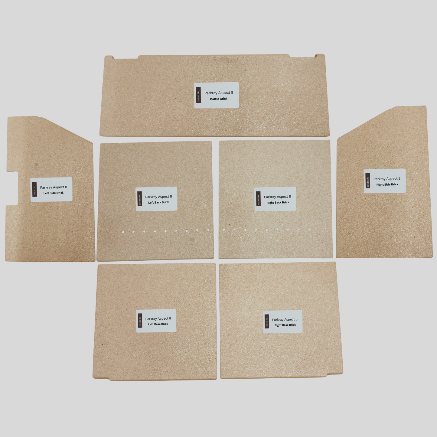 Parkray Aspect 8 Standard Complete Bricks